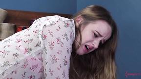 ”Babe gets carrot in butt”