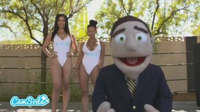 ”Lingerie Wrestling with Fitness & IG Models With Big Round Ass & Tits”