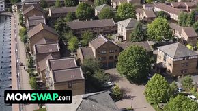 MomSwap - Hot Busty Stepmoms Casca Akashova &amp; Jane Dove Teach Their Nerdy Boys How To Satisfy Girls