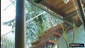 Wife Goes on Vacation Alone and Has Hot Sex with Stranger in Sauna!