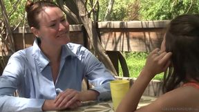 Big ass brunette Shyla Jennings & Veronica Snow - amateur lesbians fingering and petting