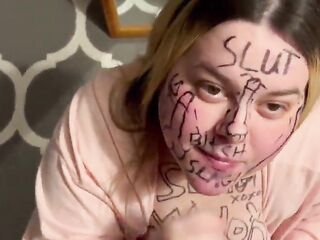 THE USE ME AND TELL ME TO BANG OFF FELLATIO