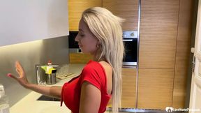 Smoking blonde MILF will get you hard