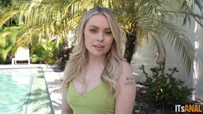 Petite, Blonde &amp; She Loves Anal!