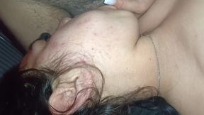 I'm fucked in my mouth and I let go just sucking