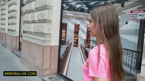 Jenny's Ferris wheel ride w step bro &amp; best buddy - Stepsis perverted tag team fantasy comes true!