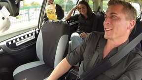 ”CzechTaxi Multiple Woman Orgasm in the Backseat”