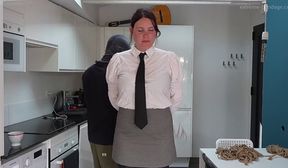 cooperates with her captor