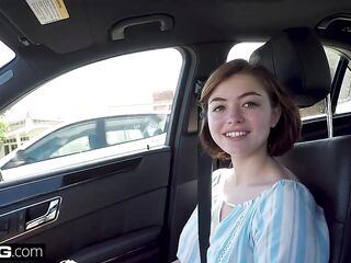 eighteen year old amateur in her 1st casting scene