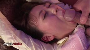 Miu Kimura's Explosive Threesome Adventure with Two Guys: Legendary Asian Blowjob Action!