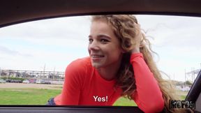 Sweet and cute Sabrina Spice blows stranger's long dick