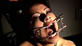 Torrid sumbissive brunette gets punished and fanalucked