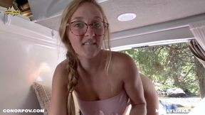 Real Amateur Couple Fuck In Van By River - Horny Hiking Ft. Molly Pills - Pov 4k