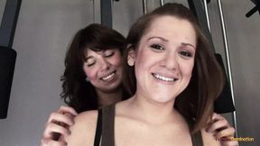 Lesbians In Gym Getting Naughty