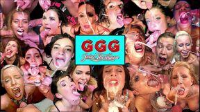 Ggg - Candela X - the Swallowing License! Dirty Sluts Swallow a Lot of Cum!