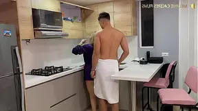 Flirting with my stepbrother - Petite stepsister gives her stepbrother a good drill