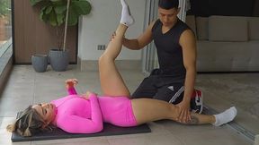 Big ass teen railed by her personal trainer