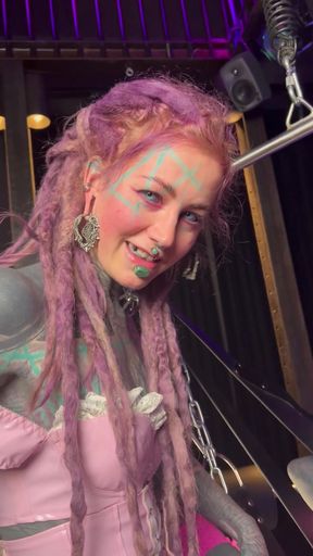 Gothic Ink Queen Destroys ANAL Hole with Massive Strap-On