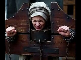 Shackles chained pillory honeys servitude dungeons