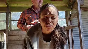 Hot cougar gets banged stiff in the rear outside and shows her true face of anal