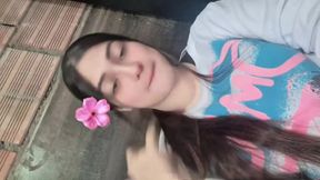 stepsister caught stepbrother with her panties - cumming twice