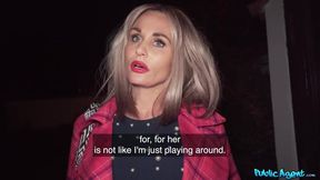 Public Agent Presents Fucking My GF's Hot Mom - with Blonde Mature GILF Laura Crystal