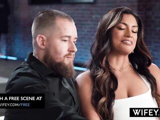 WIFEY Beautiful Hotwife Karina Valentina Gets Drilled Hard Whilst Hubby Watches