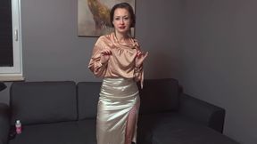 Hairy and Stockinged Cunt Dildoed: Part 1