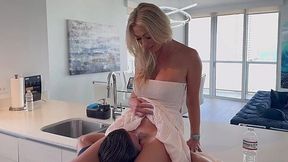 Hubby Watches His Slutty Hotwife Take a Big Fat Cock