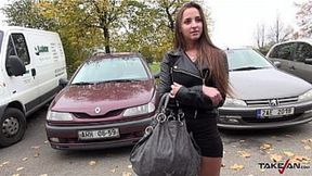 Teen student takes colossal cock in deepthroat