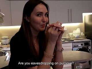 Lonely Stepmom Cooks Dinner For Step-Son Then Supplicates Him To Screw Her