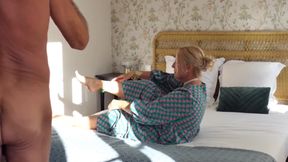 Beautiful Blonde Mature Wife Enjoys Sex