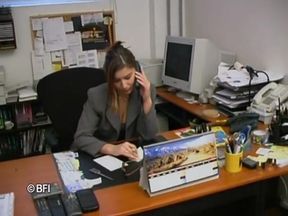 Redhead milf is doing a workout