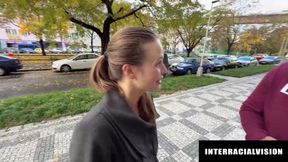 INTERRACIAL VISION - Hot Babe BBC DP'D &amp; Fisted - Little Maly