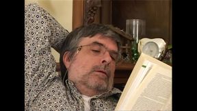 Old Husband Vintage Slut Fucks Fat Mature Wife with Big Tits and Cum on Hairy Pussy