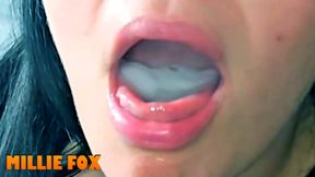 30 Minutes of Big Cum Shots and Swallowing Big Loads of Cum - Compilation - Millie Fox