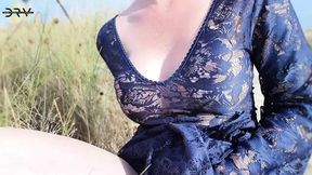 Slutty milf gets BBC in outdoor exhibitionist escapade