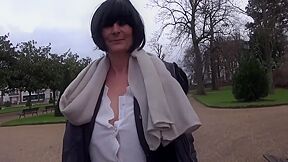 Curvy French Wife In Stockings Has Wild Sex With A Young Guy