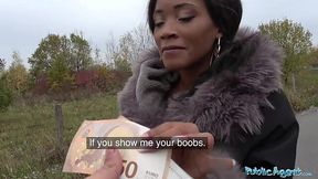 A public servant is fucked so hard she experiences orgasm outside