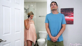 ”Step Mom Ellie Tay comes home from the gym & wants D”