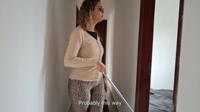 The blind woman went to the gynecologist appointment.