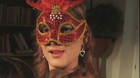 Three Lesbians with Lingerie Lick Each Other and Then Get Fucked Horny