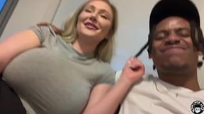 Chesty Canadian pawg gives deepthroat BJ and bounces on BBC