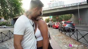 Sevillian SLUT shows her tits to the whole city. Natali Quinn