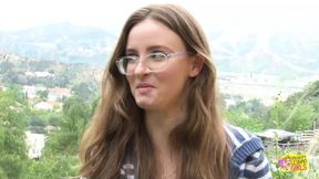 Maybe such a tiny girl cant really take an anal dildo but she will try