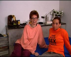 Two Lesbian German Babes Got Caught Licking and Kissing Before Getting Fucked