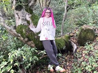 I Met Pervert Resigned Angel Outdoor and Punished Her Twat