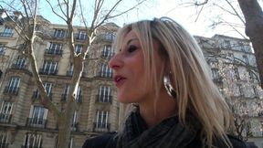 Cali Cruz, a Pretty Mature Woman, Kisses on the Sofa