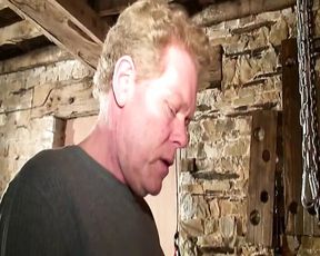 Redhead French babe gets punished after having some fun with a old dude