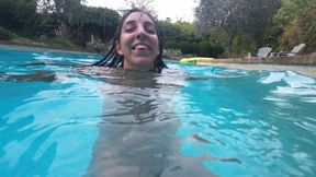 I fuck my ex-girlfriend in her new boyfriend's pool